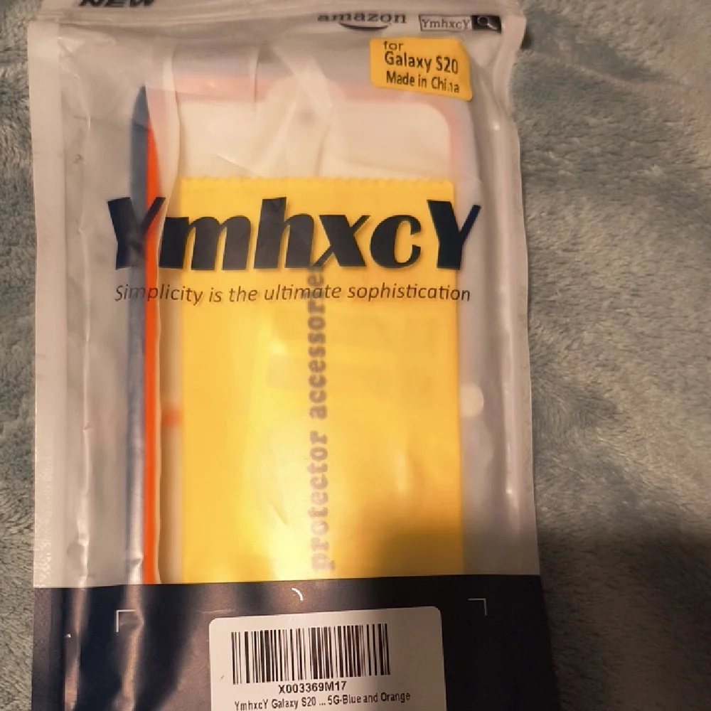 Ymhxcy Galaxy S20 Case - Blue and Orange